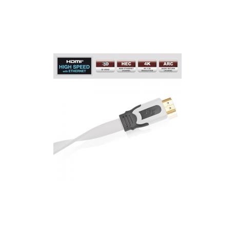 REAL CABLE Câble HDMI Plat - Gamme EVOLUTION 1M