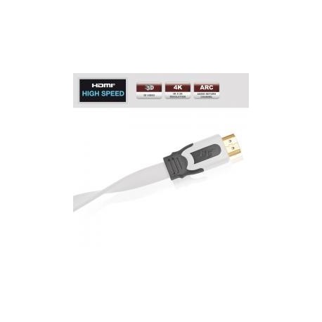 REAL CABLE Câble HDMI Intégration Facile - Gamme EVOLUTION 2M