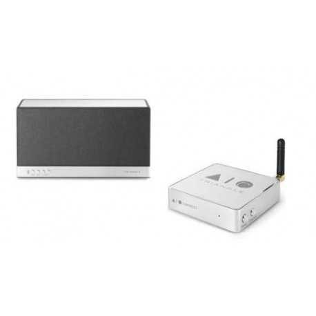 TRIANGLE AIO3 ENCEINTE CONNECTEE JAUNE + AIO C LECTEUR RESEAU