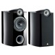 triangle trio NOIR LAQUE enceinte bibliotheque la paire GRADE A PRODUIT NEUF