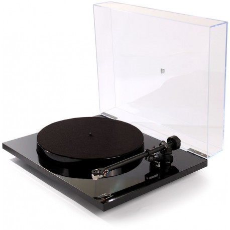 Rega Planar 1 Plus noir laqué avec cellule Carbon MM