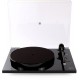 Rega Planar 1 Plus noir laqué avec cellule Carbon MM