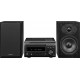 Denon D-M41 DAB Silver + enceintes Merisier chaine comptacte