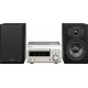 Denon D-M41 DAB Silver + enceintes Merisier chaine comptacte