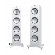 kef q750 blanc enceintes colonnes la paire