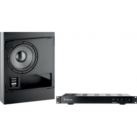 Focal 100 IWSUB8 + 100 IWSUB8 Amplifier Caissons de basses encastrables