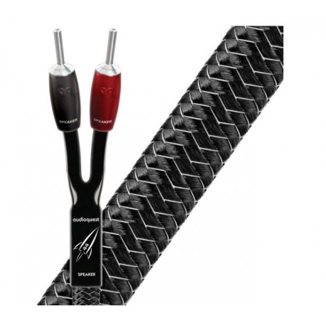 Audioquest Rocket 44 bananes 2x2m (la paire) câbles enceintes prémontés