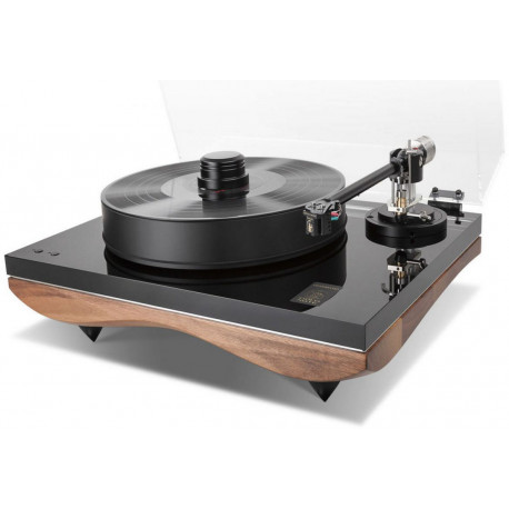 Platine vinyle Bluetooth DEA Noire avec 2 Enceintes haute performance