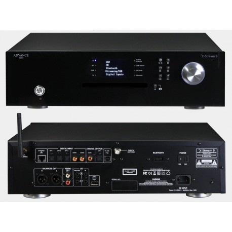 Advance paris XSTREAM 9 lecteur CD -lecteur réseau - tuner FM & DAB - DAC