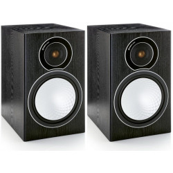 MONITOR AUDIO SILVER 2 NOIR MAT LA PAIRE SUPERBE OCCASION