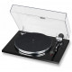 EAT Prélude Piano Black - platine vinyle bras carbone - cellule phono Ortofon 2M Red - couvercle.