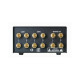 DYNAVOX AMP-S Commutateur sélecteur audio pour enceintes / amplificateurs Noir