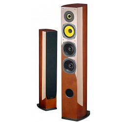 Davis Acoustics Sisley merisier laqué (la paire) Enceintes colonnes reprise