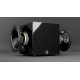 SVS 3000 Micro Noir laqué Caissons de basses reprise