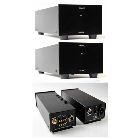 HEED QUESTAR MC + ALIM HEED PSU preampli phono MC + alimentation séparée superbe occasion