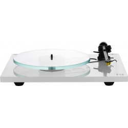 rega planar 3 blanc laqué avec cellule exact MM reprise