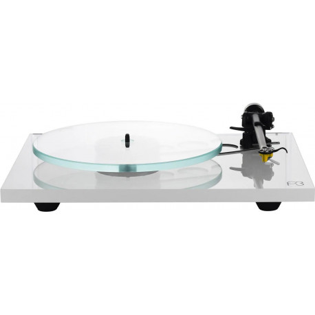 rega planar 3 blanc laqué avec cellule exact MM reprise