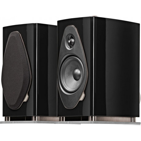 Sonus Faber Sonetto II G2 noir laque (la paire) Enceinte bibliothèque