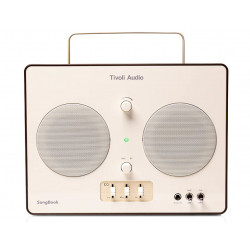 tivoli audio songbook crème et marron enceinte bluetooth autonome