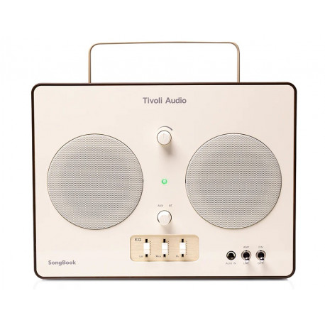 tivoli audio songbook crème et marron enceinte bluetooth autonome