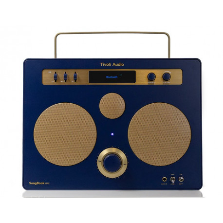 TIVOLI SONGBOOK MAX BLEU/OR enceinte bluetooth dab dab+ fm portable