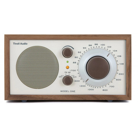 TIVOLI MODEL ONE WALNUT BEIGE RADIO AM/FM + AUX