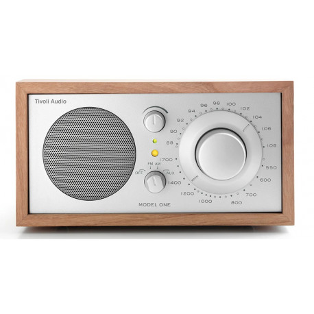TIVOLI MODEL ONE NOIR SILVER RADIO AM/FM + AUX