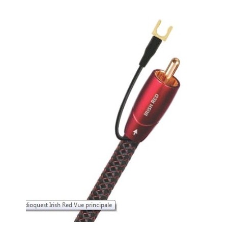 audioquest Irish Red RCA câble pour caisson de grave