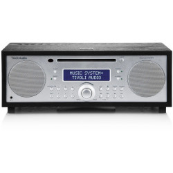 TIVOLI MUSIC SYSTEM + NOIR SILVER RADIO /BT /AM/FM AUX LECTEUR CD