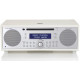 TIVOLI MUSIC SYSTEM + WHITE SILVER RADIO /BT /AM/FM AUX LECTEUR CD