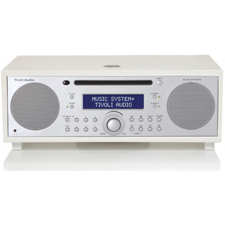 TIVOLI MUSIC SYSTEM + WHITE SILVER RADIO /BT /AM/FM AUX LECTEUR CD