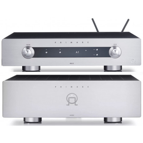 PRIMARE PRE35 PRIMA DM36 PREAMPLI /RESEAU + A35.2 AMPLI DE PUISSANCE COULEUR NOIRE