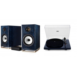 TRIANGLE CAPELLA BLEU AUSTRALE + PLATINE VINYLE LUNAR 3 BLEU