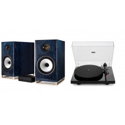 TRIANGLE CAPELLA BLEU AUSTRALE + PLATINE VINYLE LUNAR 3 BLEU