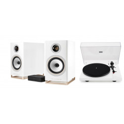 TRIANGLE CAPELLA BLEU AUSTRALE + PLATINE VINYLE LUNAR 3 NOIRE