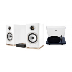 TRIANGLE CAPELLA BLEU AUSTRALE + PLATINE VINYLE LUNAR 3 NOIRE