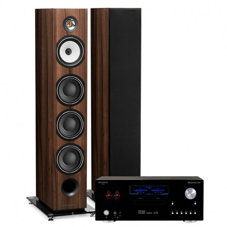 PACK TRIANGLE AUSTRALE EZ CHATAIGNER + ADVANCE PARIS MY CONNECT 150 + CABLE HP 2X5M + BLUETOOTH