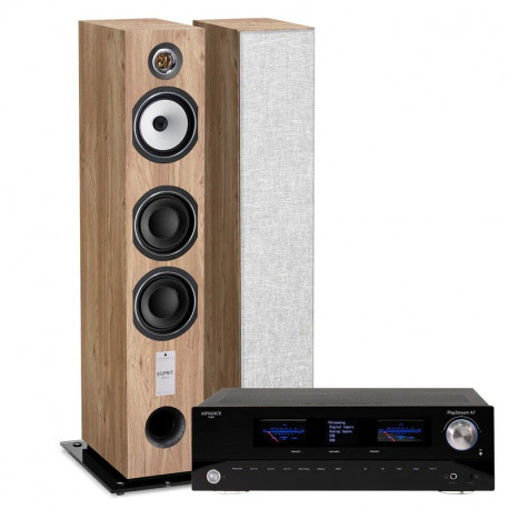 pack TRIANGLE ANTAL EZ NOIRE ASH + AMPLI CONNECTE ADVANCE PLAYSTREAM A7 + CABLE SYMPHONIE 2X3 M