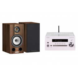 Pack TRIANGLE COMETE EZ CHATAIGNIER + ADVANCE PARIS MY CONNECT 60 BLANC + CABLE HP 2X2.5M