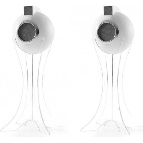 Elipson 402 Tribute (la paire) enceintes bibliothéques + Hight Stand Acrylique (la paire)