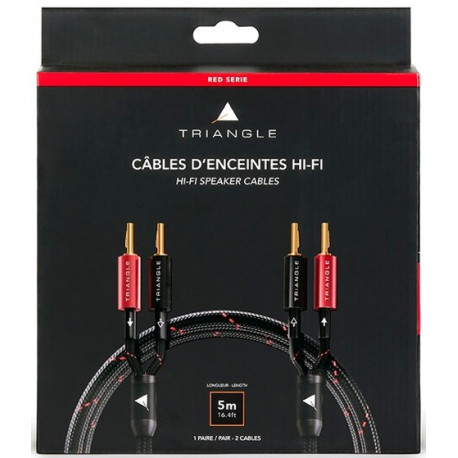 TRIANGLE RED Serie - Câbles d'Enceintes Montés 2X3M