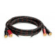 TRIANGLE RED Serie - Câble RCA 2X1M + CABLE DE MASSE PHONO