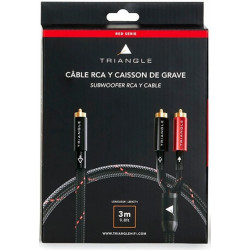 TRIANGLE RED Serie - Câble RCA Y Caisson de basses 3M