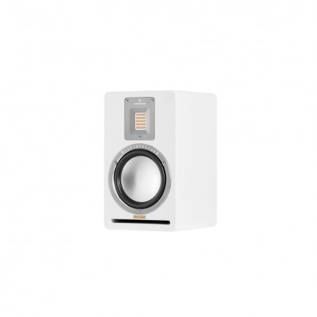 AUDIOVECTOR QR1 BLANC LAQUE ENCEINTES BIBLIOTHEQUES LA PAIRE