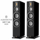 AUDIOVECTOR QR7 NOIR LAQUE ENCEINTES COLONNES LA PAIRE