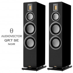AUDIOVECTOR QR7 NOIR LAQUE ENCEINTES COLONNES LA PAIRE AUDIOVECTOR QR7 NOIR LAQUE ENCEINTES COLONNES LA PAIRE