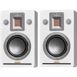 AUDIOVECTOR QR WALL BLANC LAQUE ENCEINTES MURALES EFFETS LA PAIRE