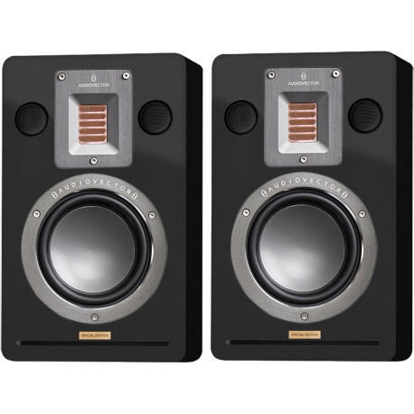 AUDIOVECTOR QR WALL BLANC LAQUE ENCEINTES MURALES EFFETS LA PAIRE