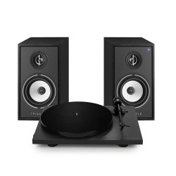 pack triangle BR02 CONNECT +LUNAR 1 NOIR enceintes connectées + platine td