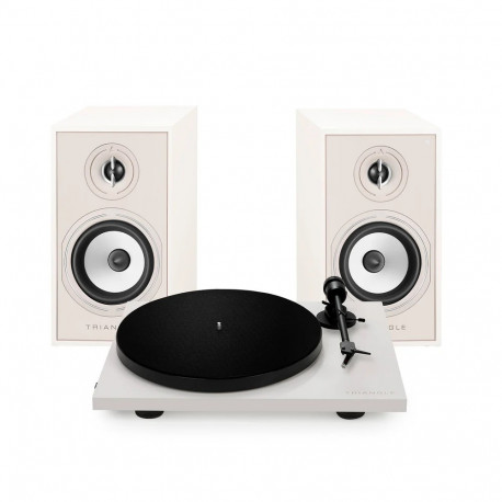 pack triangle BR02 CONNECT +LUNAR 1 rouge enceintes connectées + platine td